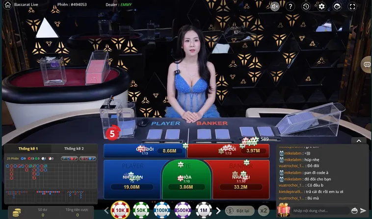 Baccarat Live Tại Bin88 Sảnh Chơi Bài Tây Đẳng Cấp Đỉnh Cao Cho Mọi Cao Thủ