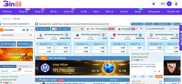 Thể Thao K-Sports Tại Bin88 Sân Chơi Cá Cược Đỉnh Cao Cho Các Tín Đồ Bóng Đá