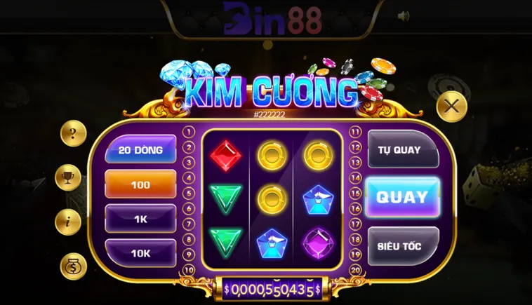 Trải Nghiệm Săn Thưởng Đỉnh Cao Cùng Game Nhanh Kim Cương Tại Bin88 Siêu Hấp Dẫn