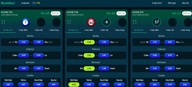 Trải Nghiệm Đỉnh Cao Với Quay Số Numbers Game 2 Tại Bin88