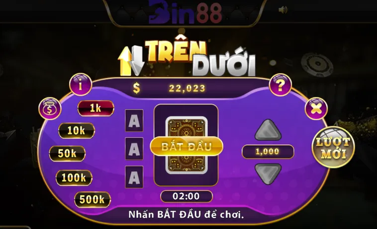 Trải Nghiệm Tuyệt Đỉnh Khi Tham Gia Game Nhanh Trên Dưới Tại Bin88 Siêu Hấp Dẫn